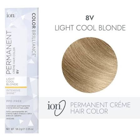 Color Brilliance Permanent Creme Hair Color 8V