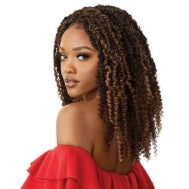 Outre X-Pression Twisted Up 4x4 Lace Front Braid Wig Kinky Boho Passion Waterwave 18" (613)