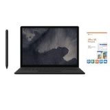 Microsoft Surface Laptop 2 Black 13.5" 2256x1504 Touchscreen Pc, 8th Gen Core i7, Quad Core up to 3.4 GHZ, 16GB Ram, 512GB SSD, WebcAM, Bluetooth, Win 10 w/Black Surface Pen