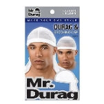 Mr. Durag Solid Durag and Stocking Cap Black