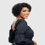 Vanessa Vixen Human Hair Collection Wigs Short Length Curly Wavy Style