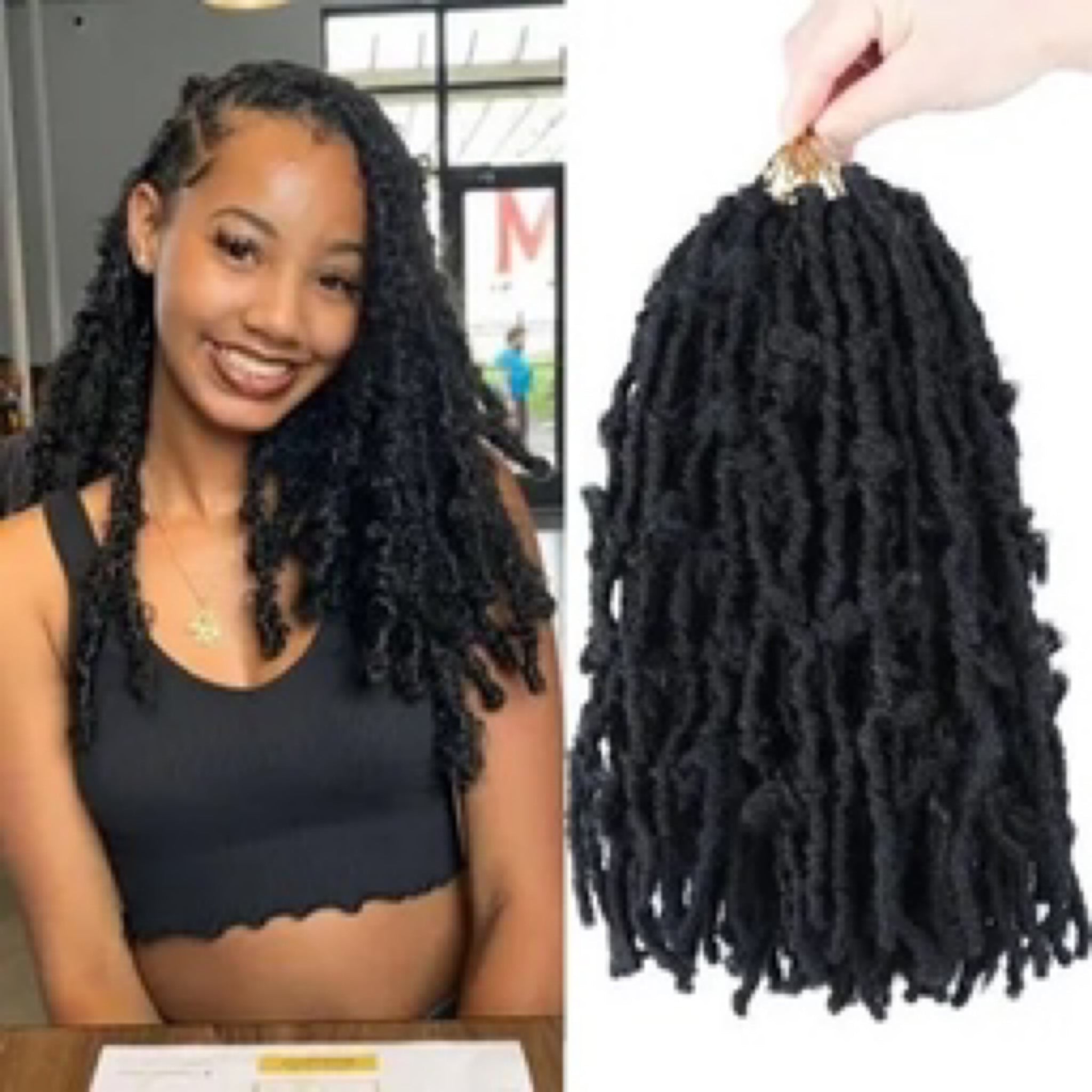 Authentic Butterfly Locs 12in