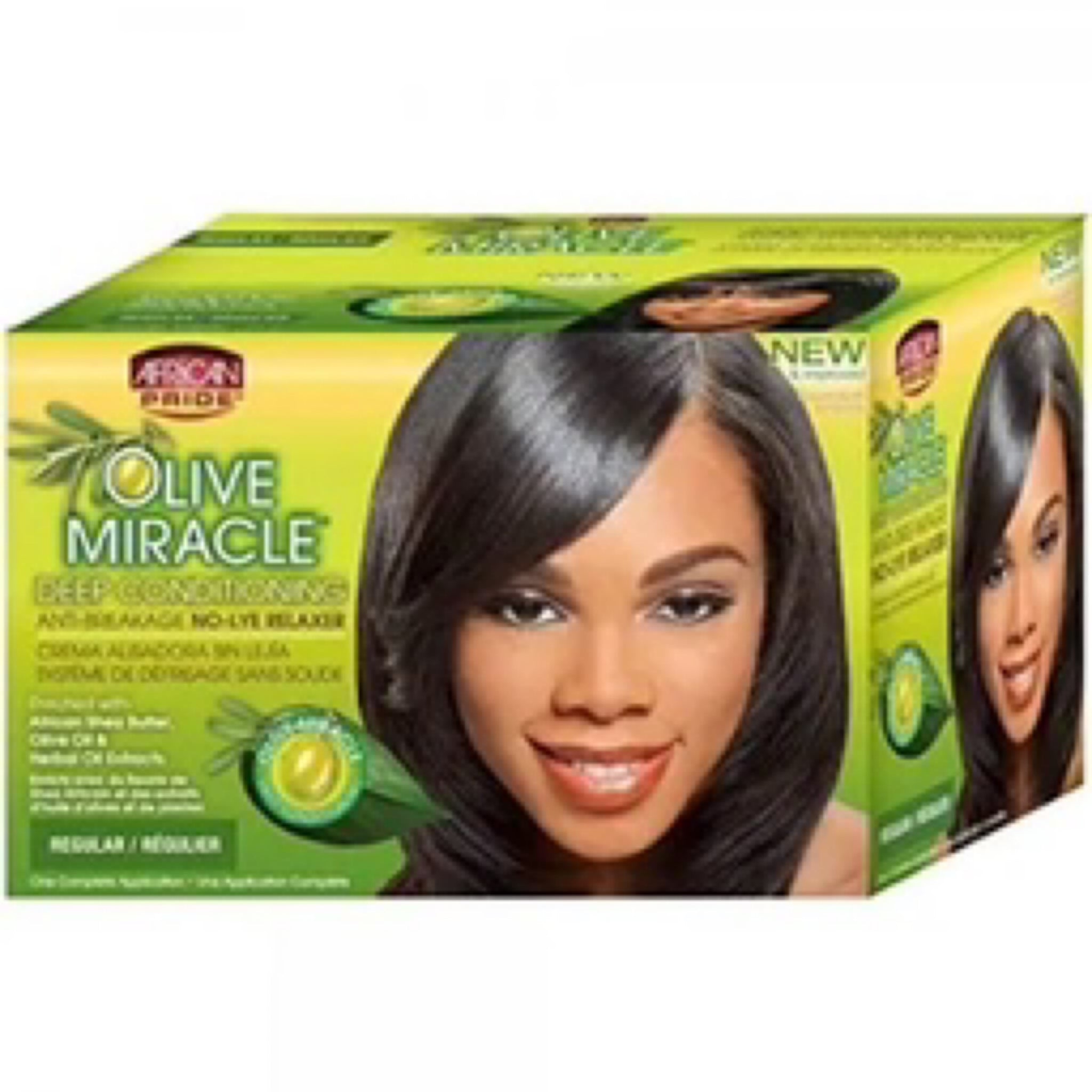 AFRICAN PRIDE Olive Relaxer Kit - Regular