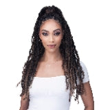 Laude Crochet Braids Pre-stretched 3X Jamaica Braid 16" #1B
