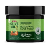 Ors Olive Oil Style & Sculpt Cover & Hold Black Wax Edge Filler Infused with Beeswax to Seal in Moisture 4.9 oz