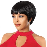 Kara Brazilian Human Hair Blend Royal Wig -EMMA (1B)