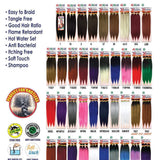 Pre-stretched X-pression 3X Ghana Braids Feed in Braid Itch Free 50”