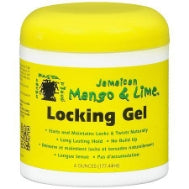 Jamaican Mango & Lime Frizz Control Jar Hair Styling & Locking Gel oz