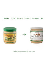 Originals Hair Mayonnaise Deep Conditioner Packaging Comparison - New Look Same Great Formula, Old vs New Design with Extra Virgin Olive Oil and Natural Herbs