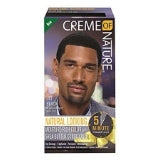 Men's Hair Color by Creme of Nature, Jet Black, Moisture-Rich Color with Shea Butter Conditioner