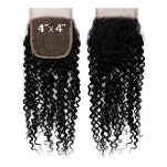 100% Virgin Human Hair Weave 4x4 Closure 7A BoHEMIAN Wave ([16 " ]