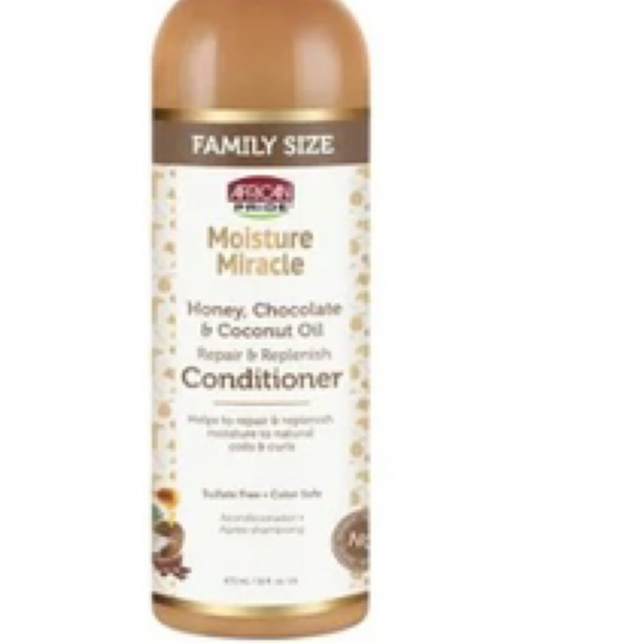 African Pride Moisture Miracle Shine Enhancing Repair and Replenish Daily Conditioner oz