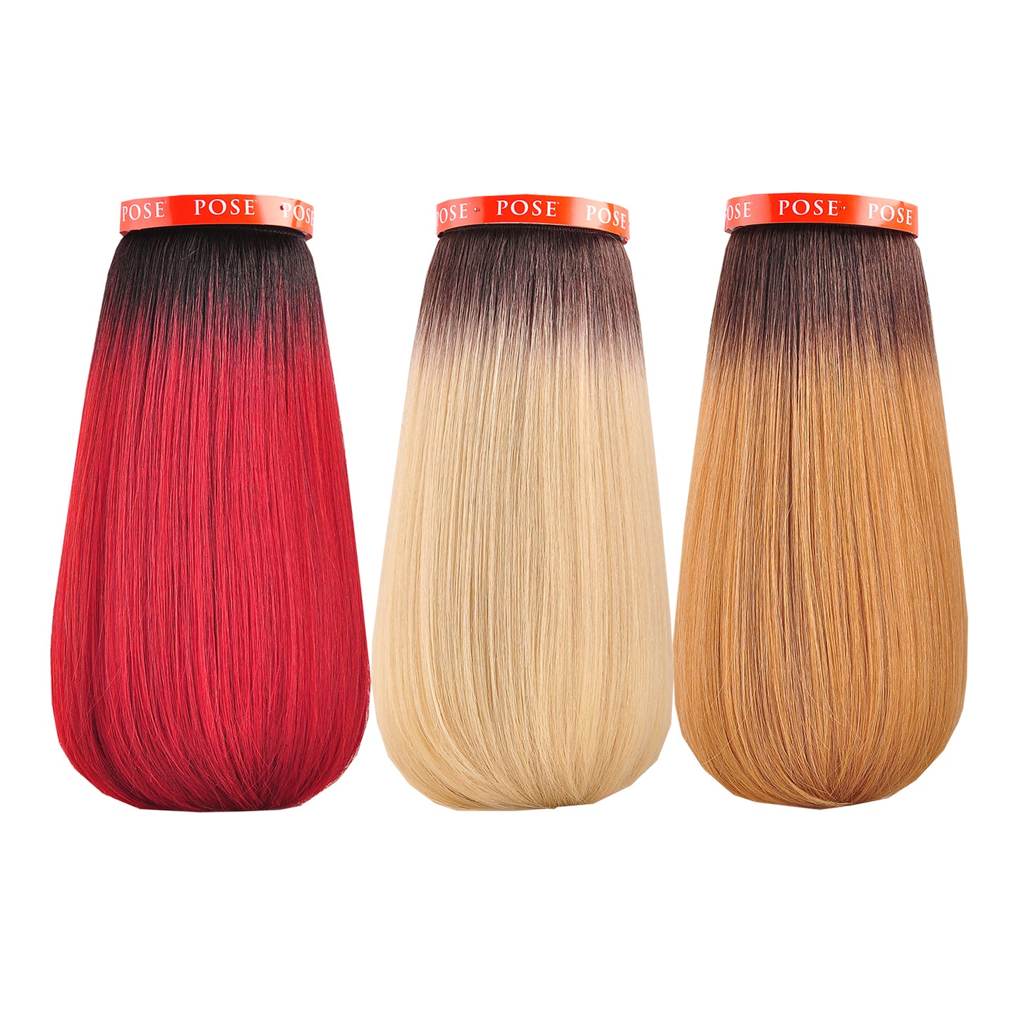Model Model Human Hair Blend Weave Pose Bounce Two Tone Color