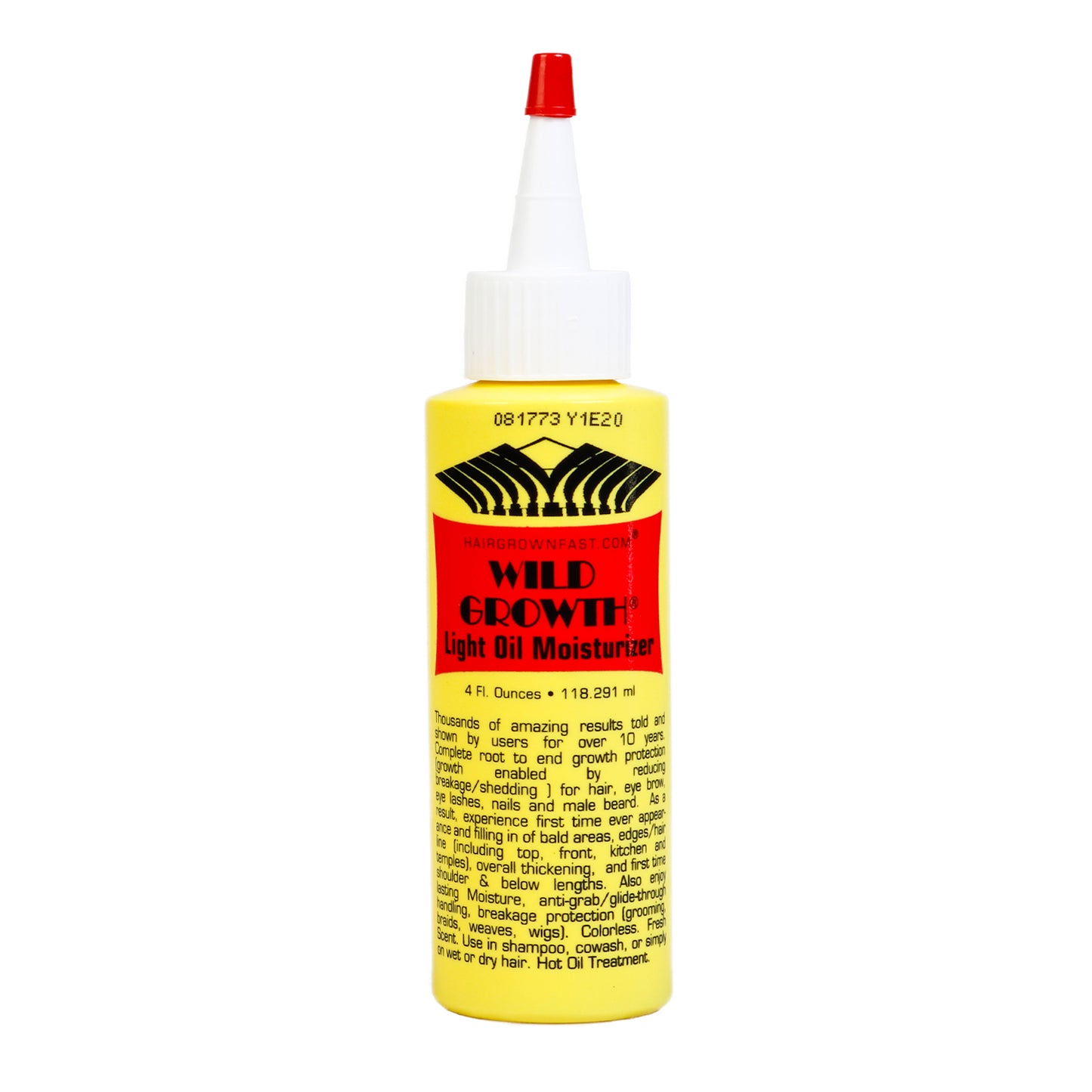 Wild Growth Light Oil Moisturizer 4oz