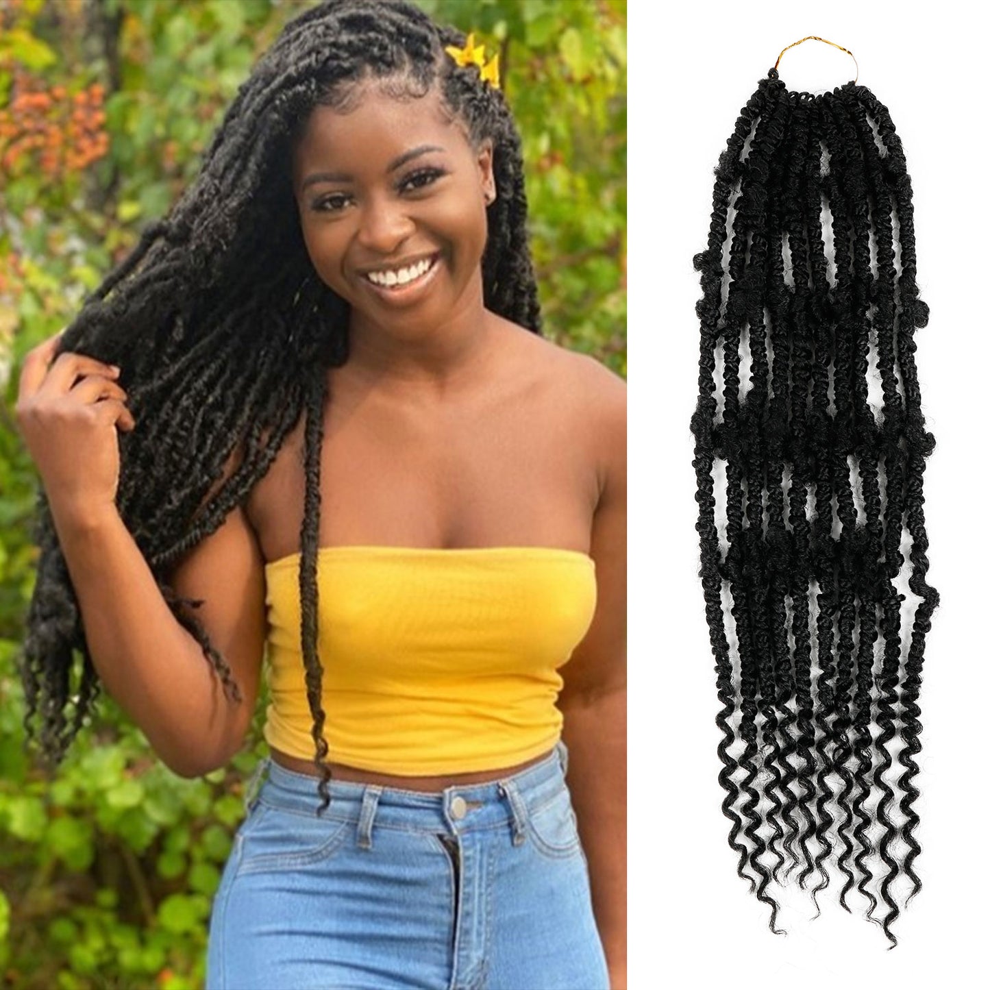 Authentic Synthetic Hair Crochet Braids Distressed Rebel Locs 24