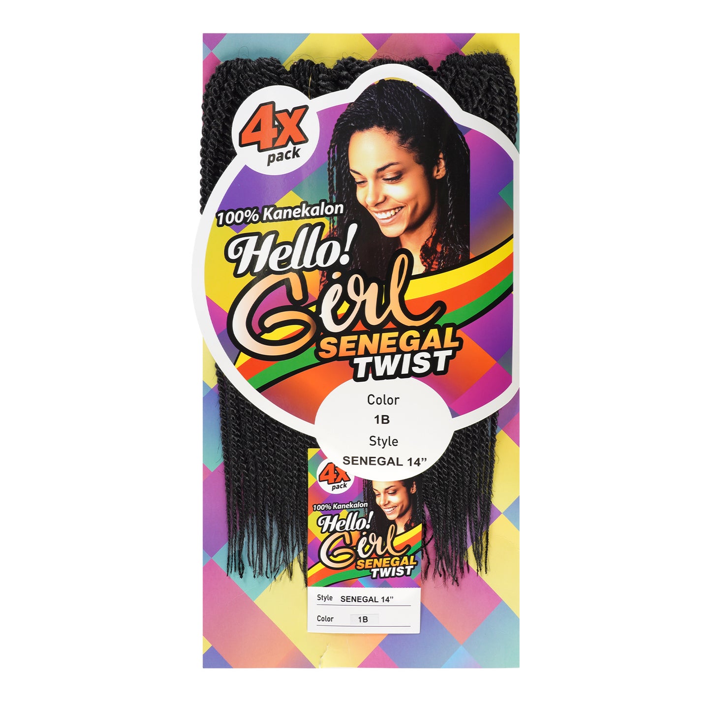 RemI Tech Crochet Braids 4X Hello Girl Senegal Twist 1420