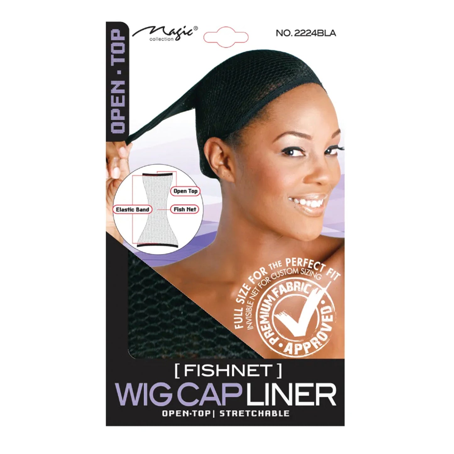 Open Top Stretchable Fishnet Wig Cap