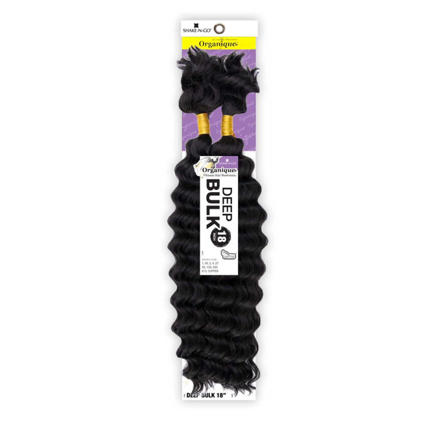 ShakeNGo Human Hair Blend Braids Organique Deep Bulk 1822