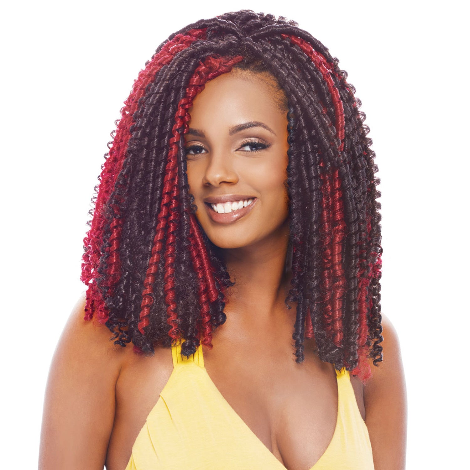 Janet Collection Synthetic Hair Crochet Braids Noir 2 in 1 Value Pack 2X Mambo Softex Dread Loc